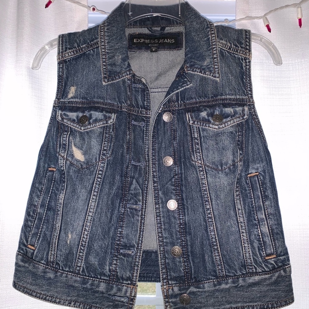 Express Denim Vest